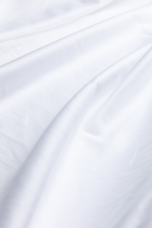Dra-på-lakan 90x200 Satin Vit